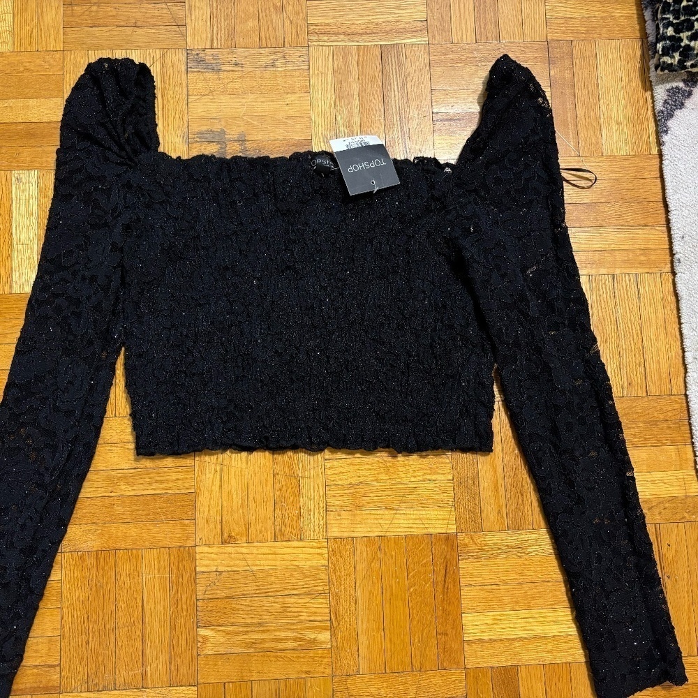 glitter off the shoulder and ruched - Picture 2 of 6